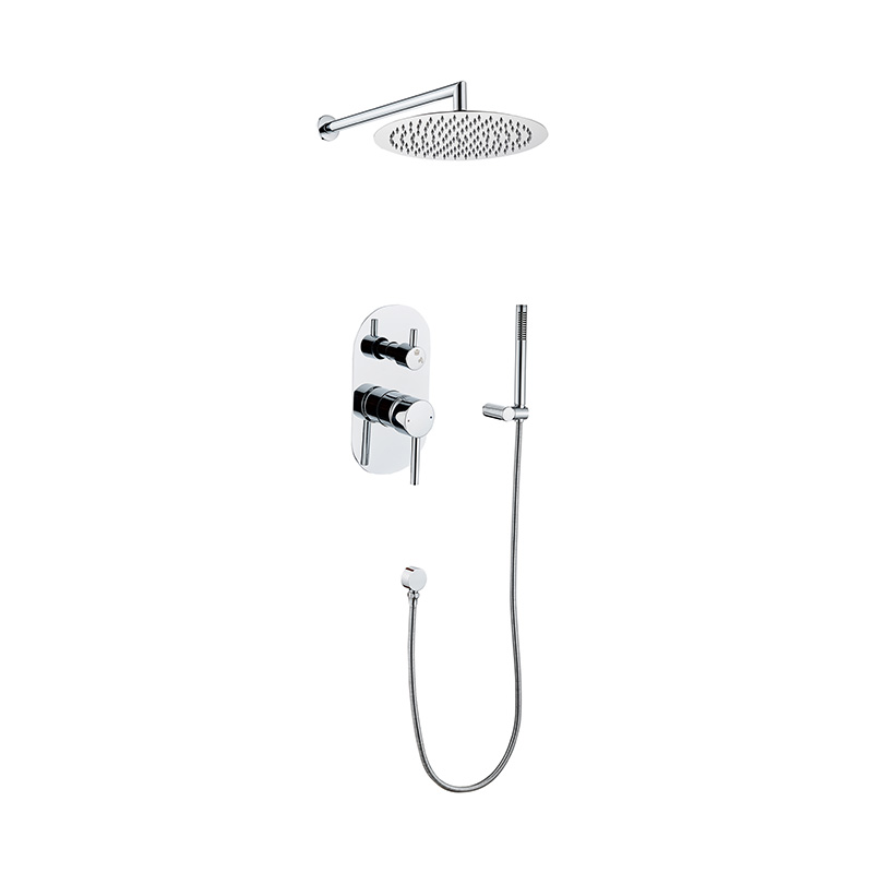 Chrome Wall Installation Shower Set