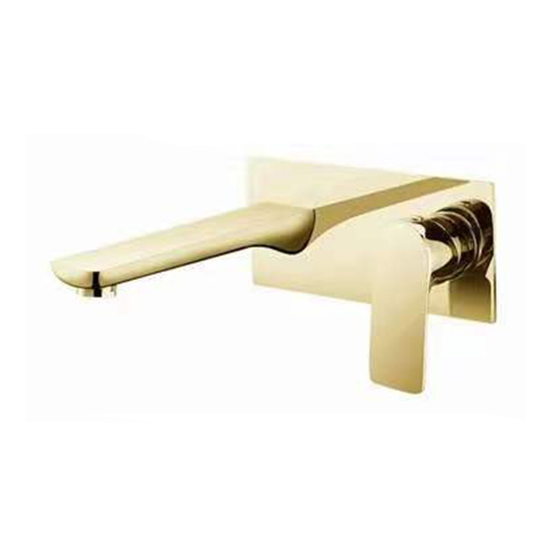 Titanium Contemporary Gravity Casting Wall-Mounted Faucet