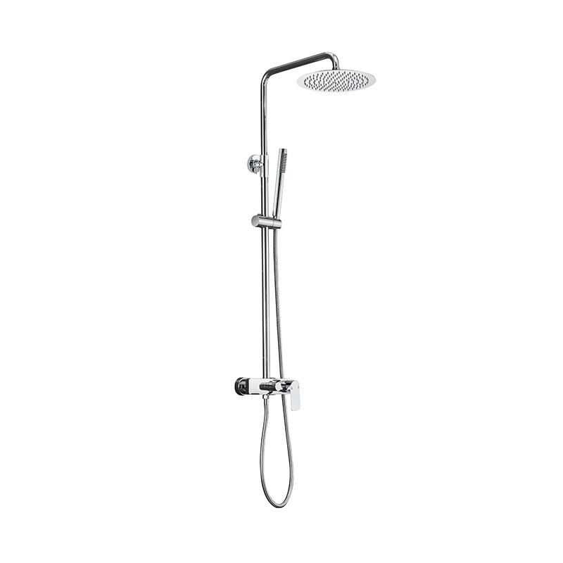 Brass Pressurized Rain Shower Head Shower Mixer Set