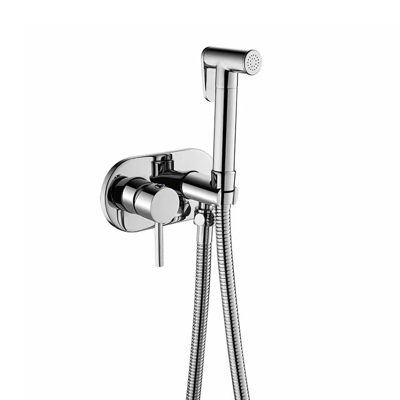 Concealed Bidet Sprayer 2Functions Water Flow Brass body