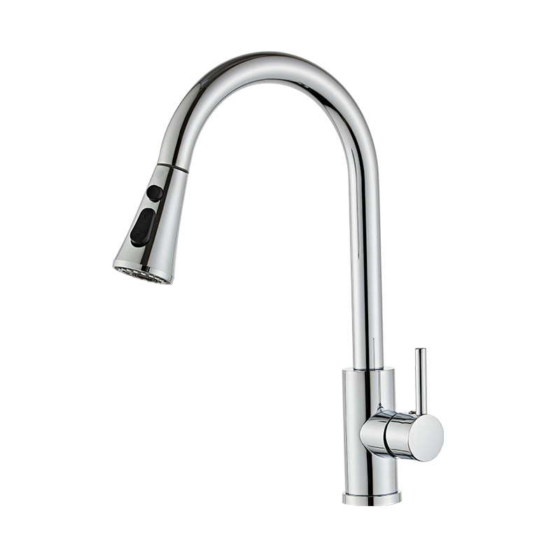 Stainless Steel Single Handle Kitchen Faucet