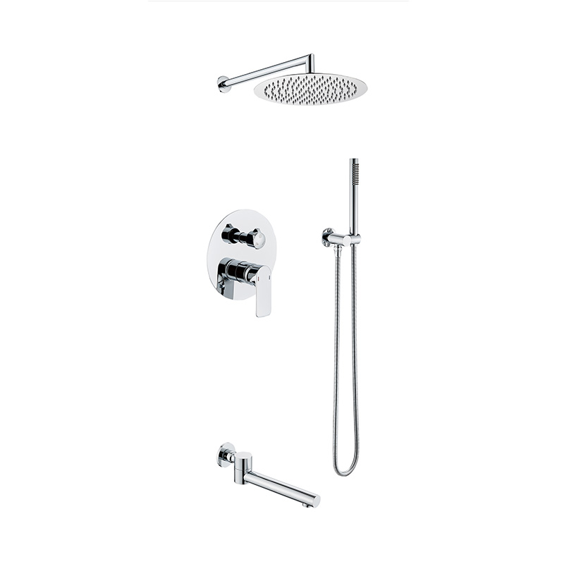 Wall Installation Shower Set with Handheld Shower