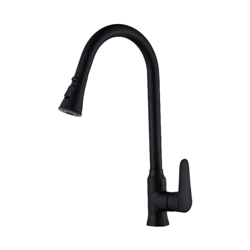 Rotatable Spring Pull-Out Kitchen Faucet