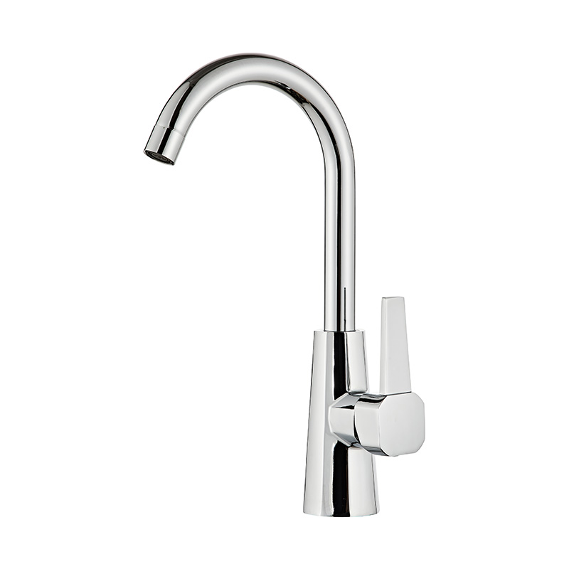 Deck Mounted Zinc alloy Handle Kitchen Faucet