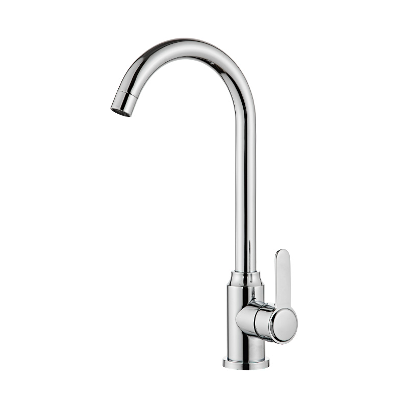 Easy Assembly Kitchen Faucet with Swivel Pipe