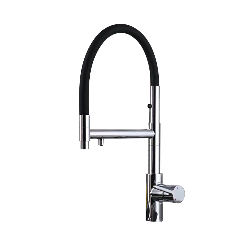 Chrome Three Way Kitchen Faucet