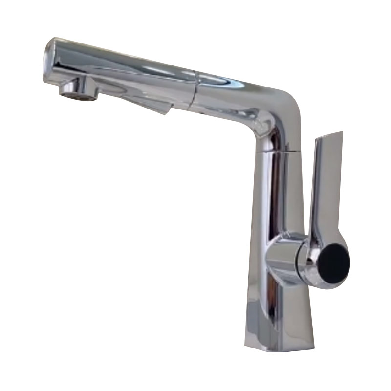 Chrome Multiple Rotatable And Liftable Bathroom Faucet